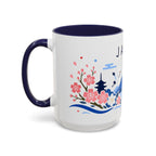 Japan Coffee Mug | Travel Souvenir Accent Mug | Country Gift Ceramic Cup 11oz 15oz