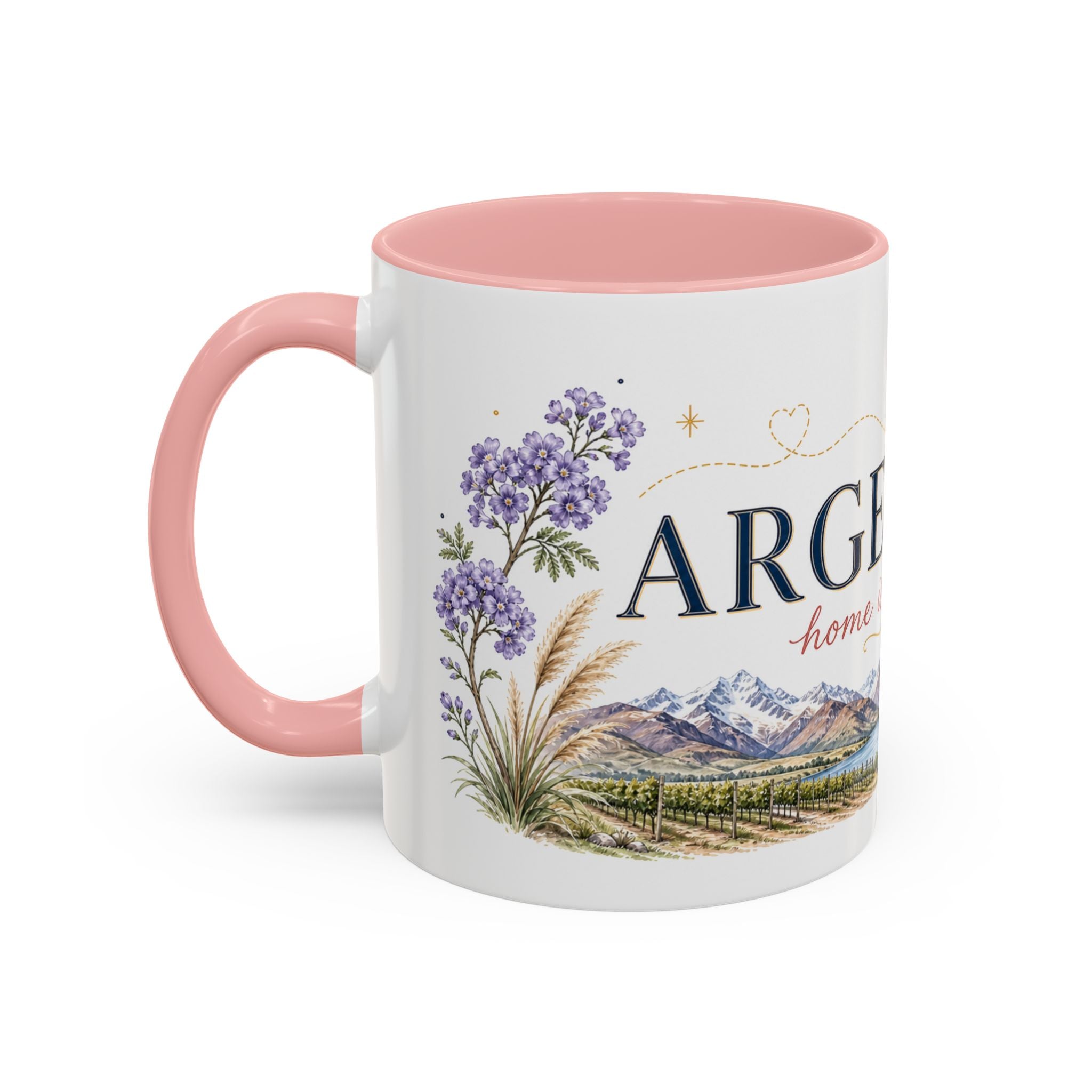 Argentina Home Country Mug | Moving Away Gift | Long Distance Friendship | 11 oz 15 oz Accent Mug