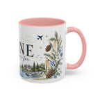 Maine State Mug | Moving Away, Long Distance Friendship Gift | 11oz 15oz Accent Mug