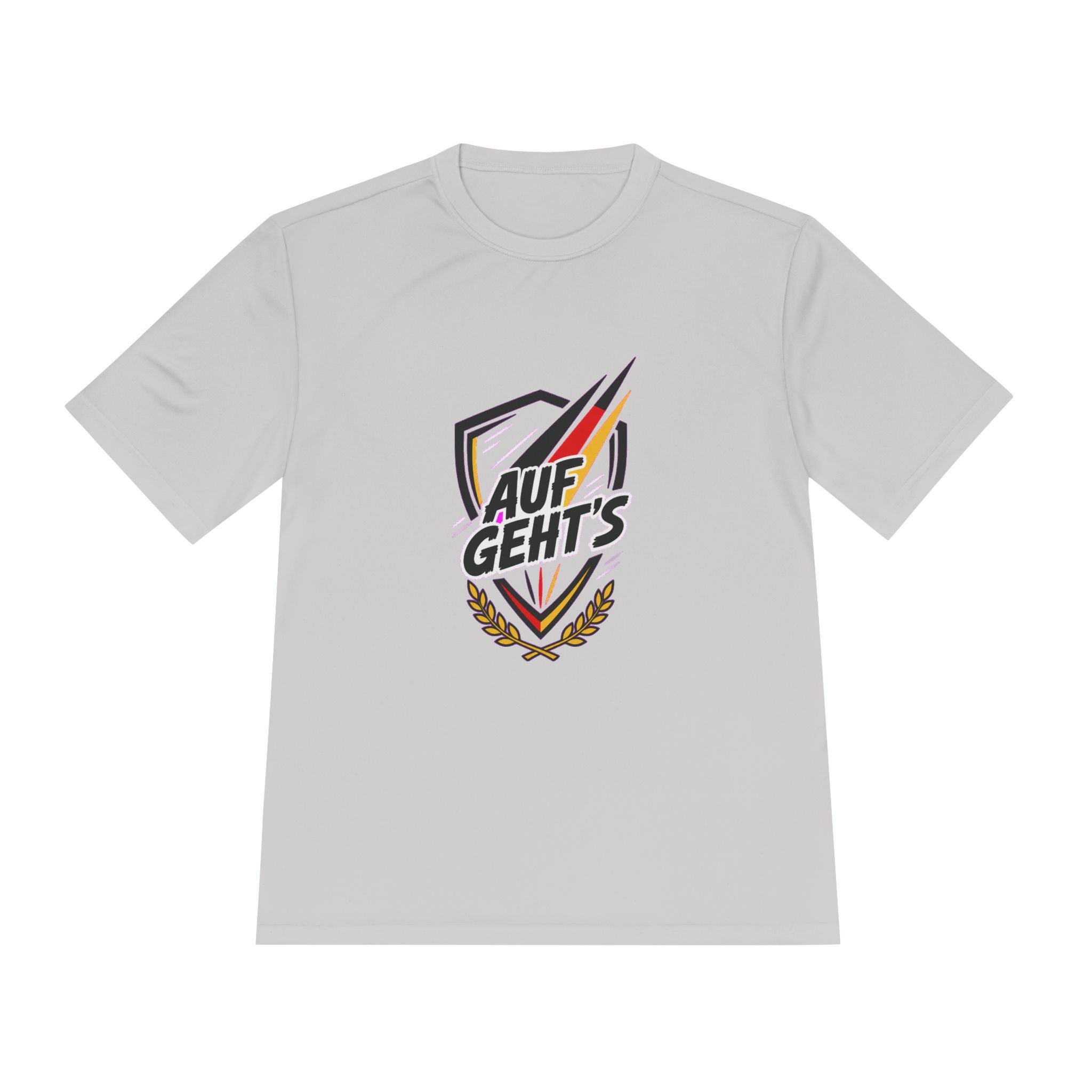 Germany Soccer T Shirt, Auf Geht'S Tee, World Football Fan Shirt, Moisture Wicking Sport Tee