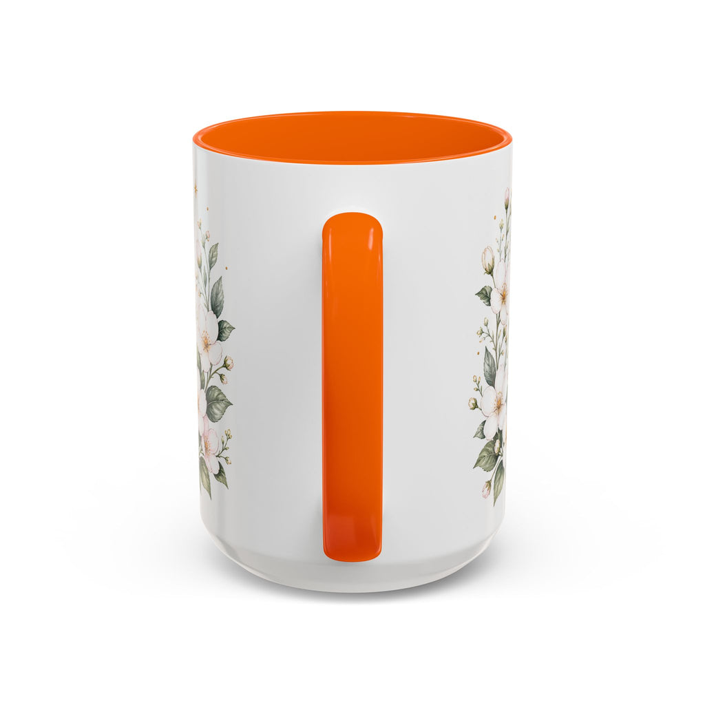 Massachusetts State Map Mug | Coastal Scene, Botanical Accents (11oz, 15oz)