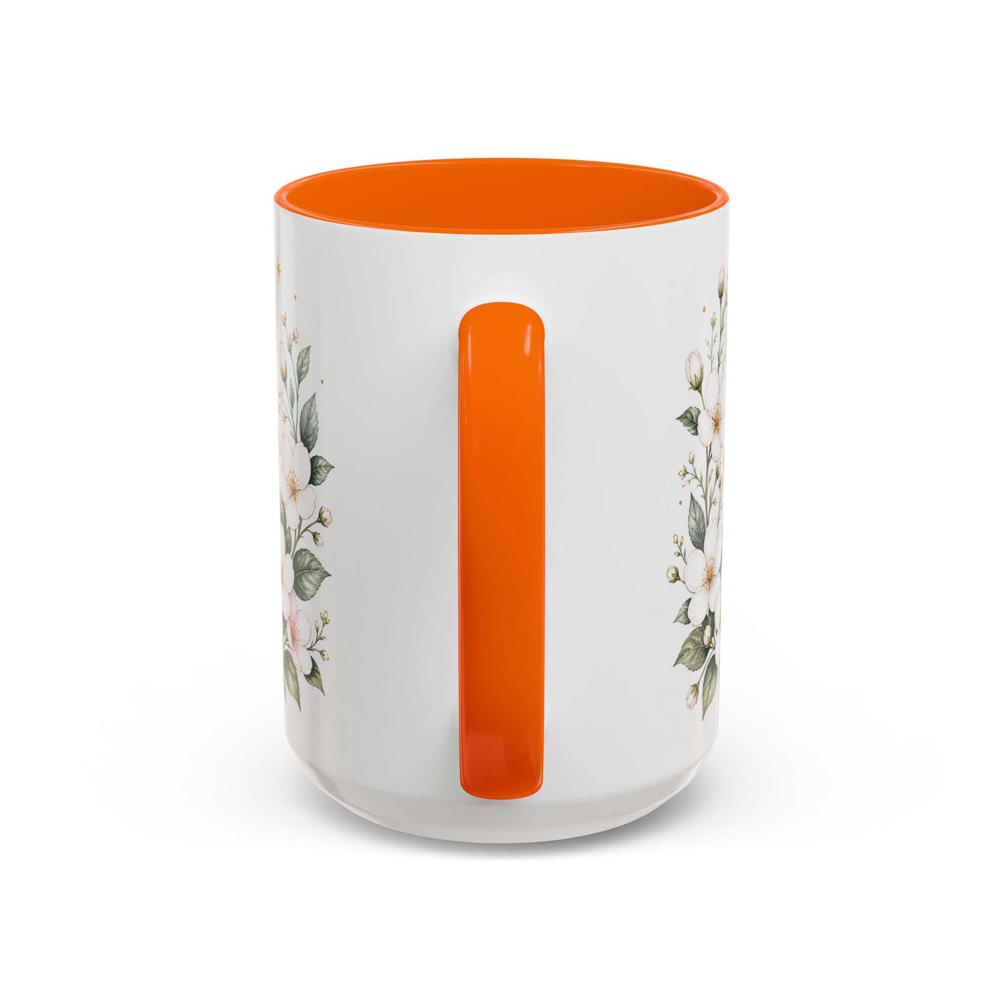 Massachusetts State Map Mug | Coastal Scene, Botanical Accents (11oz, 15oz)