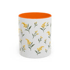 Kentucky Goldenrod Mug, State Flower Floral Coffee Cup, 11oz Botanical Gift