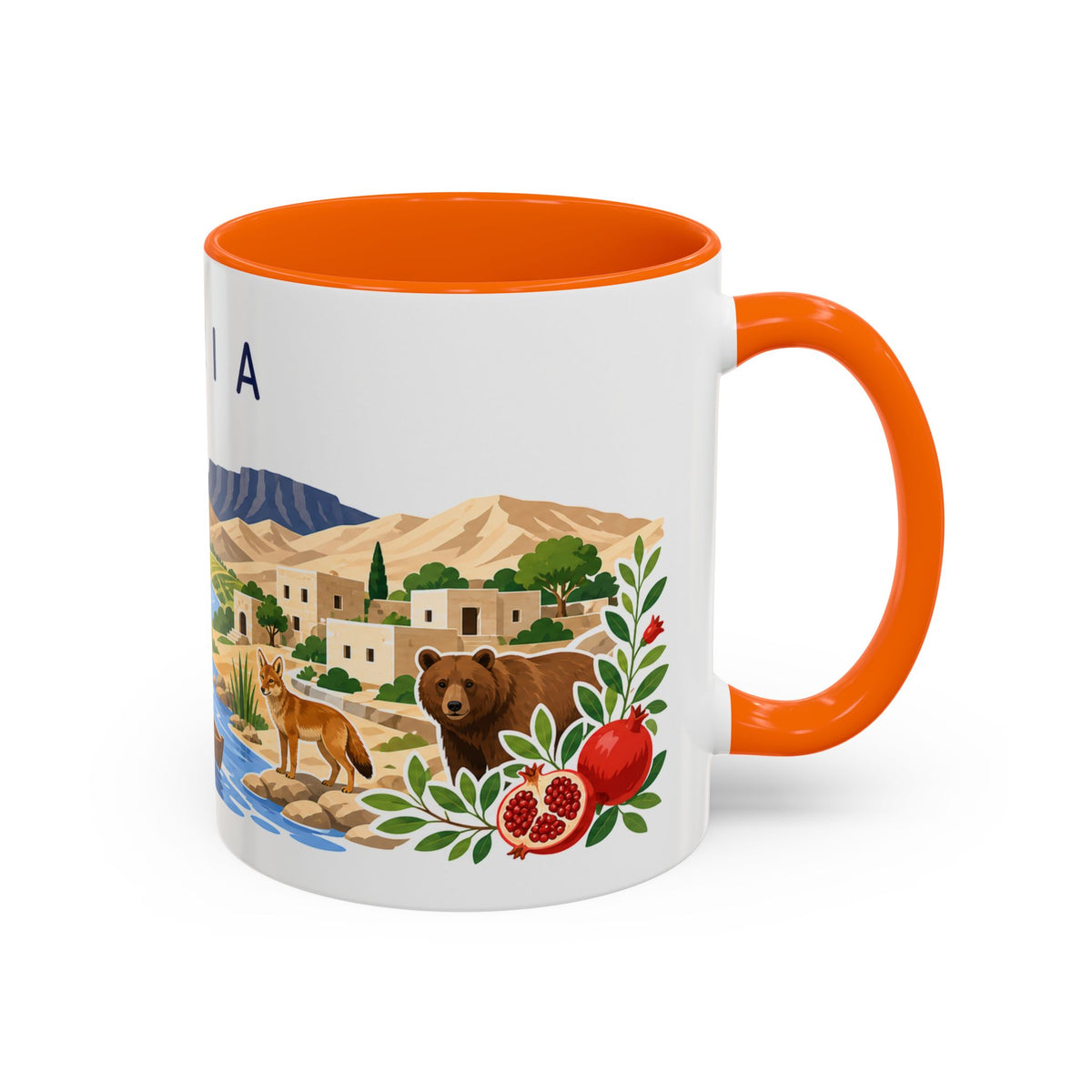 Syria Coffee Mug | Travel Souvenir Accent Mug | Country Gift Ceramic Cup 11oz 15oz