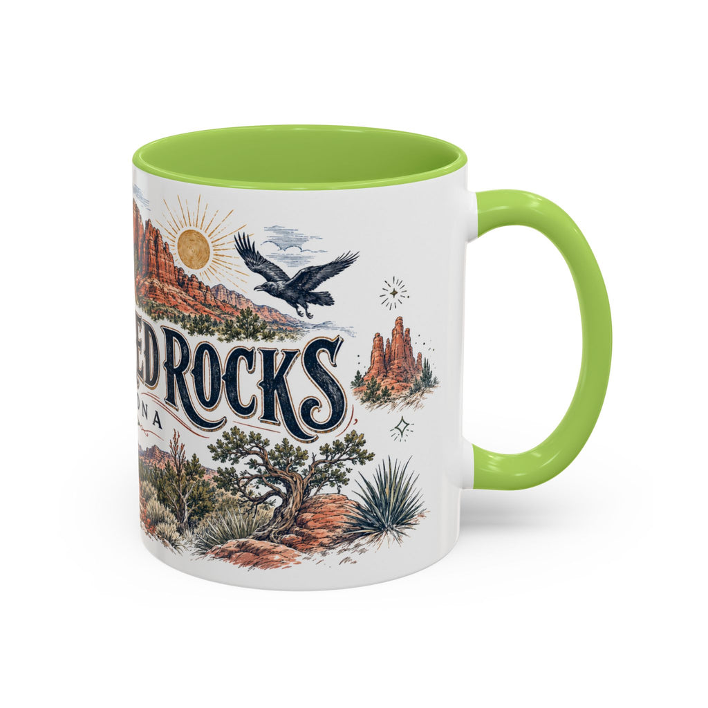 Sedona Red Rocks Mug, Arizona Travel Souvenir, Bucket List Gift, Accent Ceramic Coffee Mug 11oz 15oz