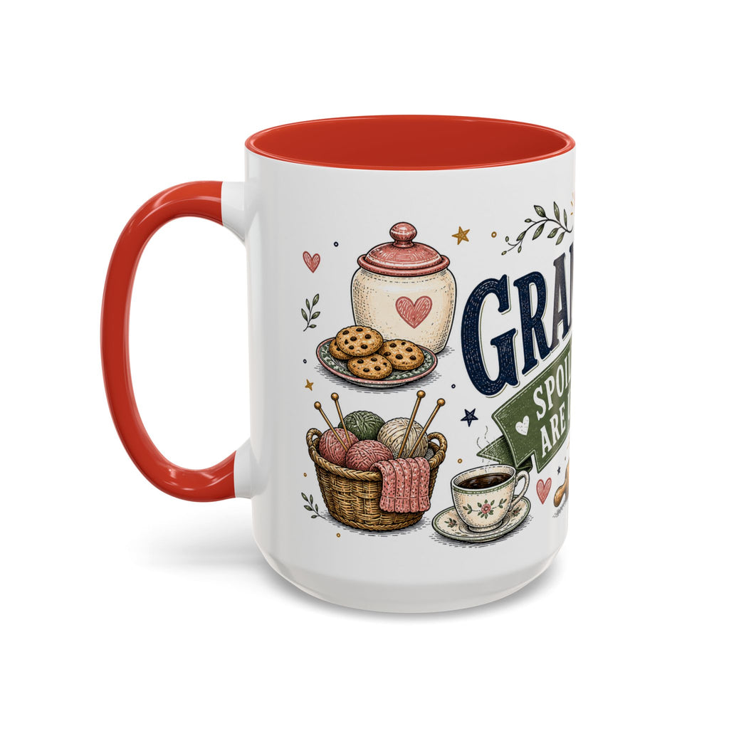 Grandma's Spoiling Skills Are Unmatched Coffee Mug | Funny Gift From Grandkids | Accent Ceramic 11oz 15oz
