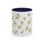 South Carolina Yellow Jessamine Mug, State Flower Floral Coffee Cup, 11oz Botanical Gift