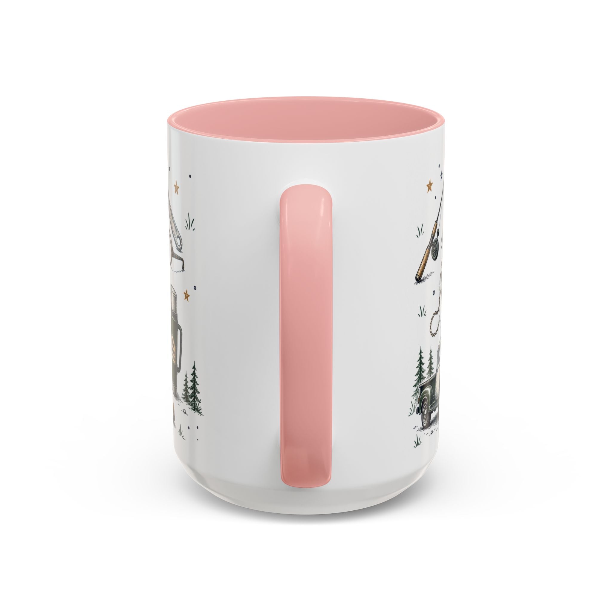 Grandpa The Legend Coffee Mug | Gift From Grandkids | Accent Color Ceramic 11oz 15oz