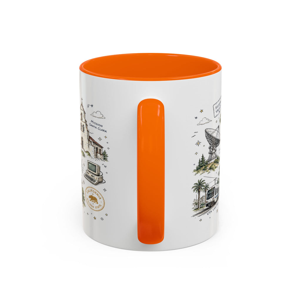 San Jose Coffee Mug | California Souvenir City Gift | Accent Color Ceramic 11oz 15oz