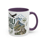 Machu Picchu Coffee Mug | Travel Destination Souvenir Gift | Accent Color Ceramic 11oz 15oz