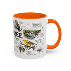 Congaree National Park Coffee Mug | South Carolina Forest Floodplain Gift | Accent Color Ceramic 11oz 15oz