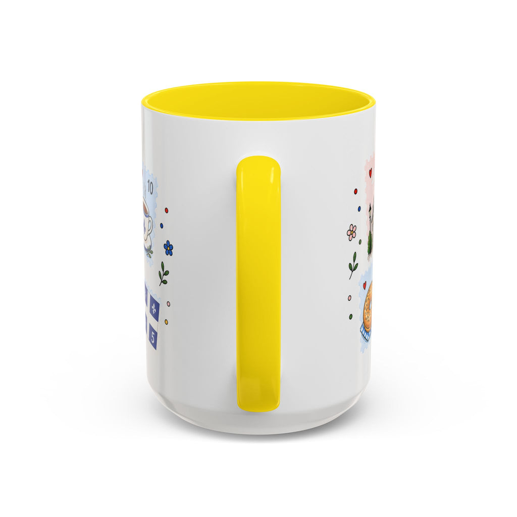 Montreal Coffee Mug | Postage Stamp Collage Mug | Travel Souvenir Accent Cup 11oz 15oz