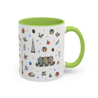 San Francisco Christmas Mug | Watercolor City Souvenir | Ceramic Coffee Cup