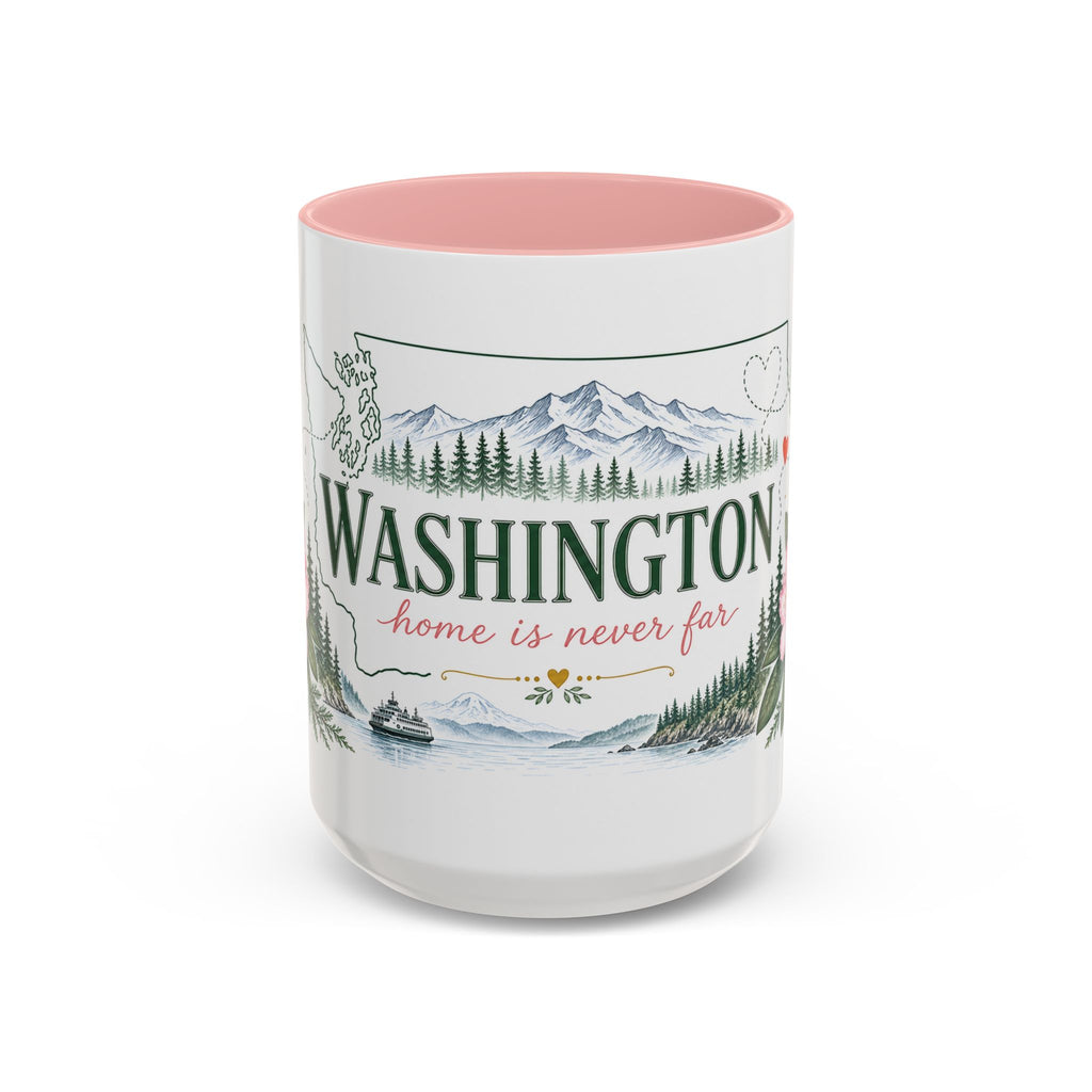 Washington State Map Mug | Moving Away, Homesick, Long Distance Friendship Gift