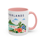 Caribbean Netherlands Coffee Mug | Travel Souvenir Accent Mug | Country Gift Ceramic Cup 11oz 15oz