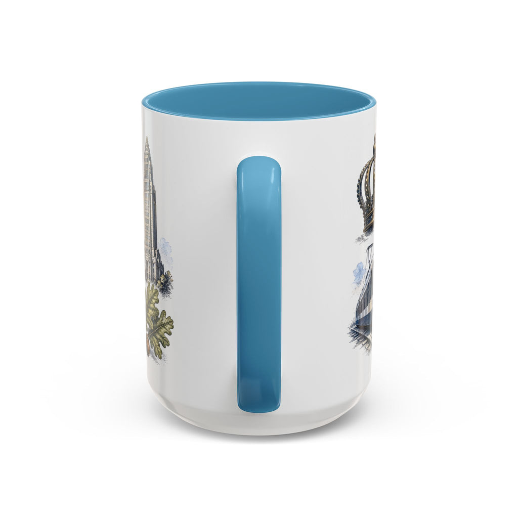 Charlotte Coffee Mug | United States Travel Souvenir | Vintage Illustrated City Gift | 11 oz 15 oz Accent Mug