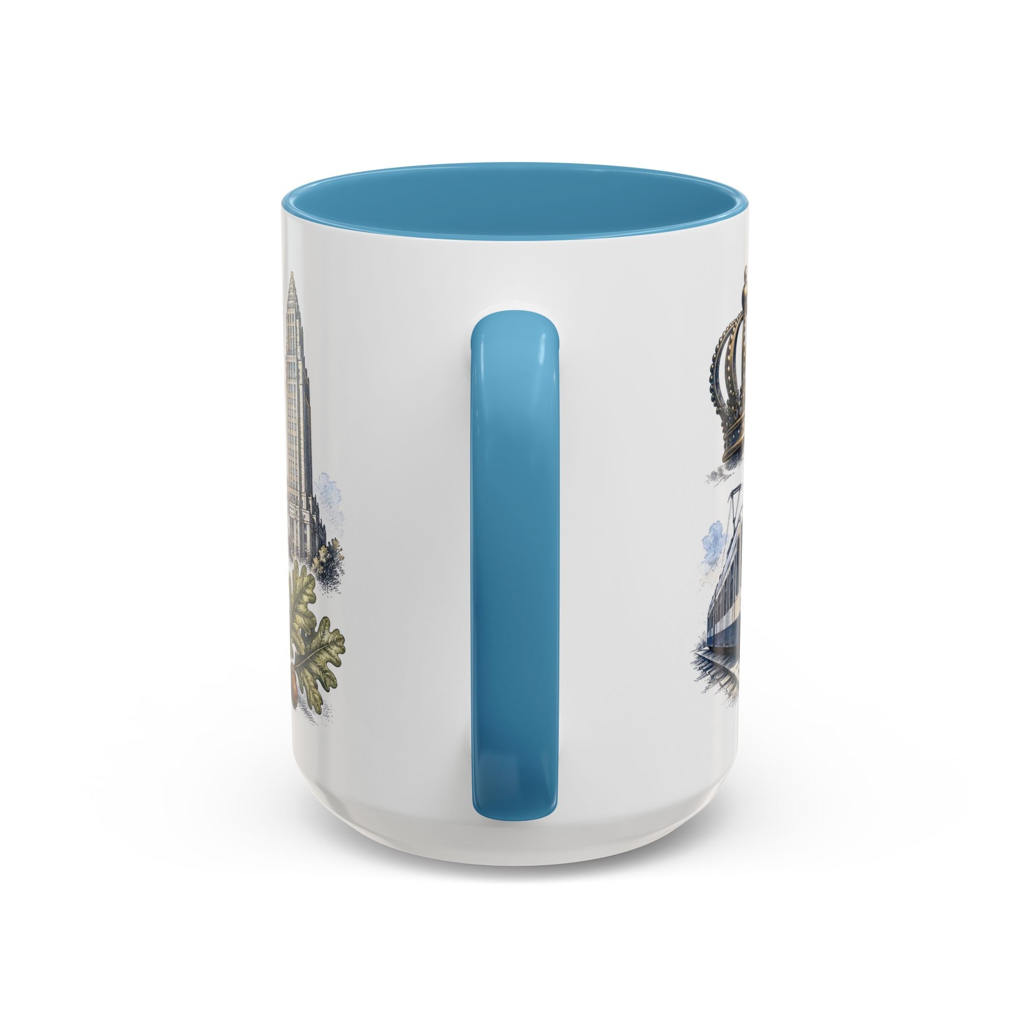 Charlotte Coffee Mug | United States Travel Souvenir | Vintage Illustrated City Gift | 11 oz 15 oz Accent Mug
