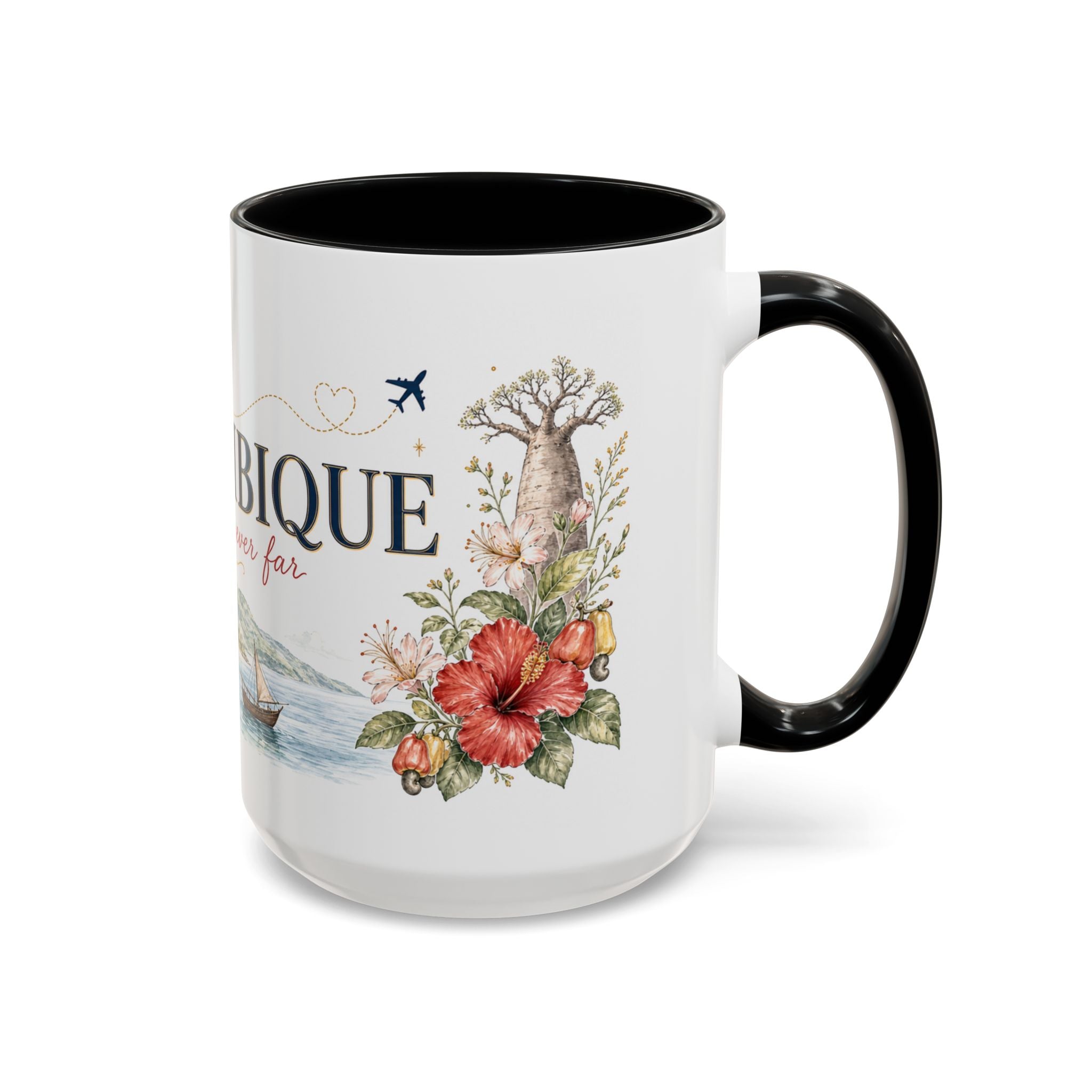 Mozambique Home Country Mug | Moving Away Gift | Long Distance Friendship | 11 oz 15 oz Accent Mug