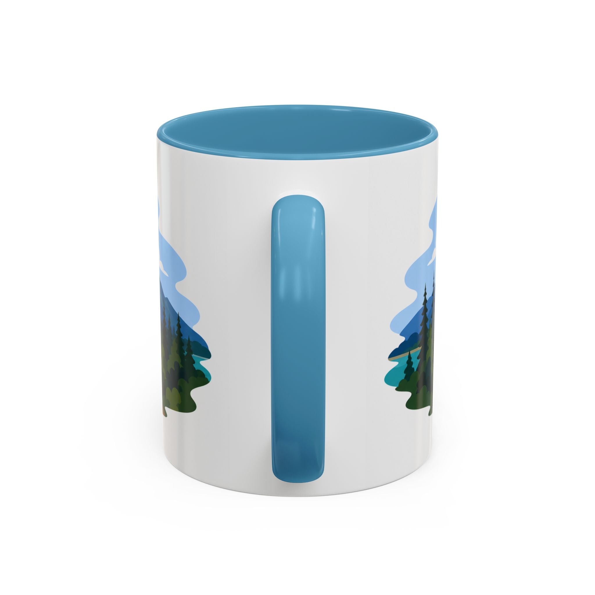 Lake Clark National Park Coffee Mug | Solid Color Block Park Souvenir | 11oz 15oz Accent Mug