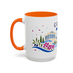 Greece Coffee Mug | Travel Souvenir Accent Mug | Country Gift Ceramic Cup 11oz 15oz