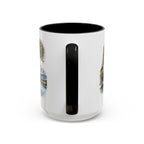 Zurich Coffee Mug | Switzerland Travel Souvenir | Vintage Illustrated City Gift | 11 oz 15 oz Accent Mug