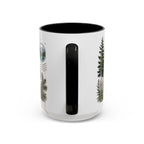 Banff Lake Louise Coffee Mug | Travel Destination Souvenir Gift | Accent Color Ceramic 11oz 15oz