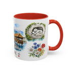 Lucerne Illustrated Travel Mug | City Souvenir Accent Coffee Mug | 11oz 15oz Ceramic Cup