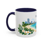Pattaya Coffee Mug | Thailand Travel Souvenir | Porcelain Decal City Gift | 11oz 15oz Accent Mug