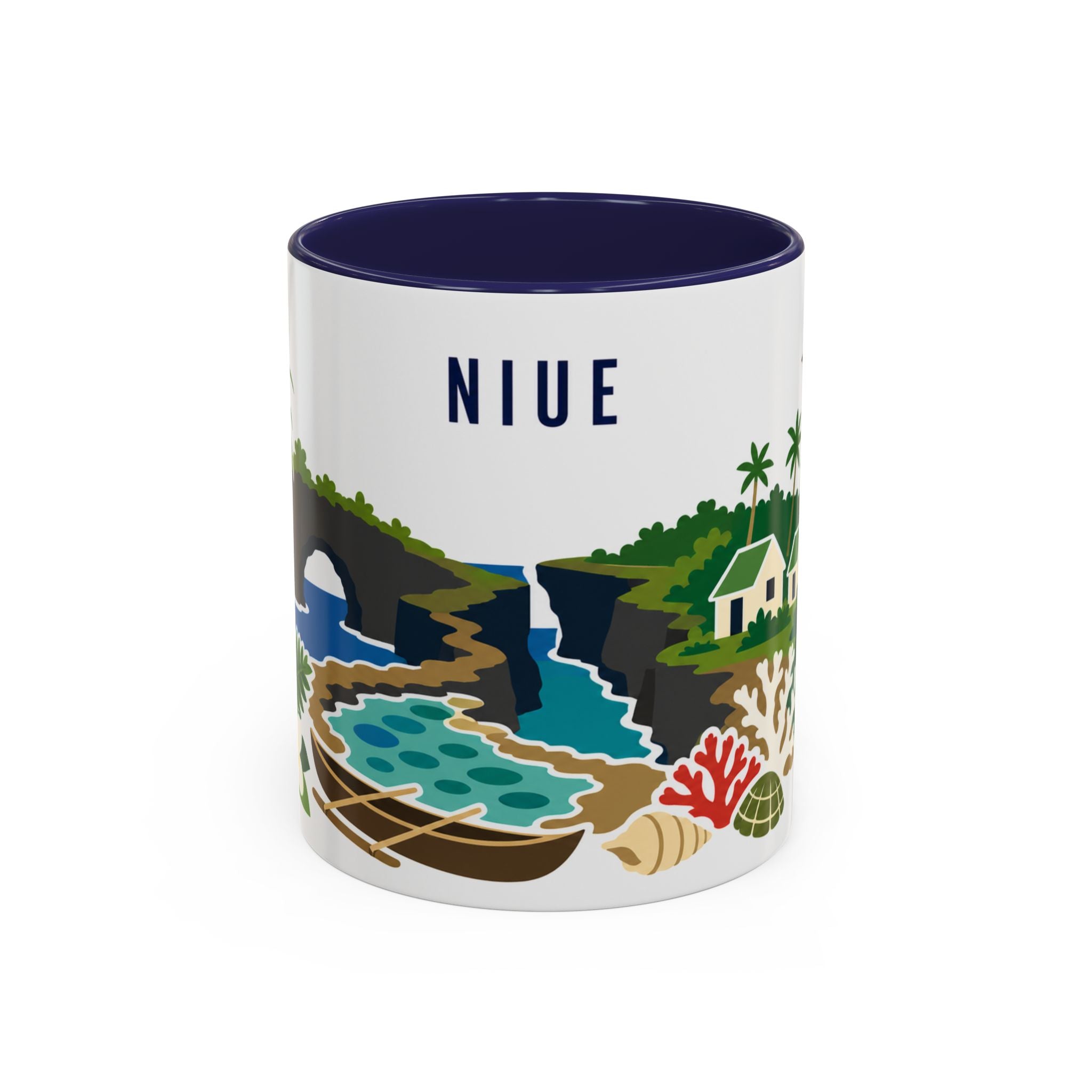 Niue Coffee Mug | Travel Souvenir Accent Mug | Country Gift Ceramic Cup 11oz 15oz