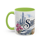 Shenzhen Coffee Mug | China Travel Souvenir | Vintage Illustrated City Gift | 11 oz 15 oz Accent Mug