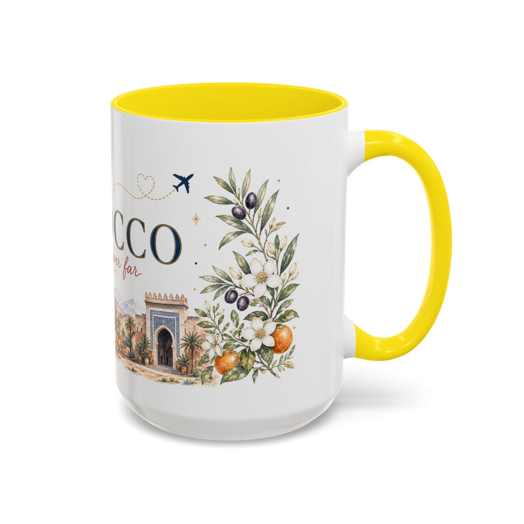 Morocco Home Country Mug | Moving Away Gift | Long Distance Friendship | 11 oz 15 oz Accent Mug