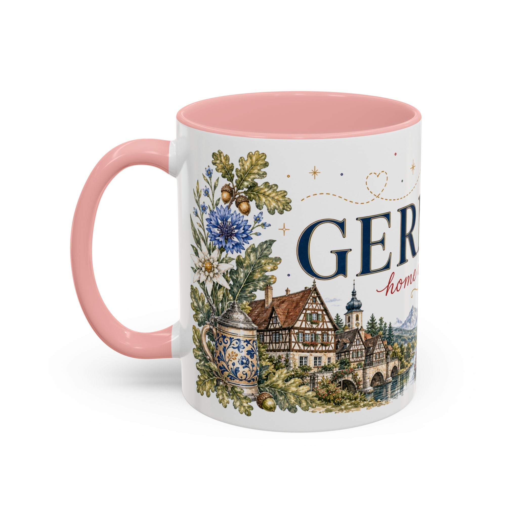 Germany Home Country Mug | Moving Away Gift | Long Distance Friendship | 11 oz 15 oz Accent Mug