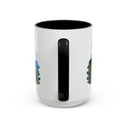 Virgin Islands National Park Coffee Mug | Solid Color Block Park Souvenir | 11oz 15oz Accent Mug