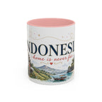 Indonesia Home Country Mug | Moving Away Gift | Long Distance Friendship | 11 oz 15 oz Accent Mug