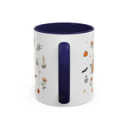 Black Cat Halloween Mug | Pumpkin Moon Watercolor Gift | Spooky Accent Cup 11oz 15oz