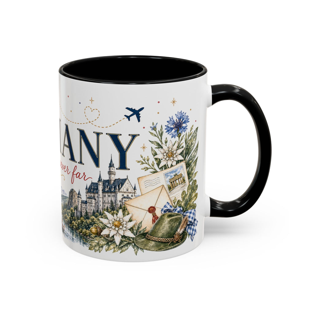 Germany Home Country Mug | Moving Away Gift | Long Distance Friendship | 11 oz 15 oz Accent Mug