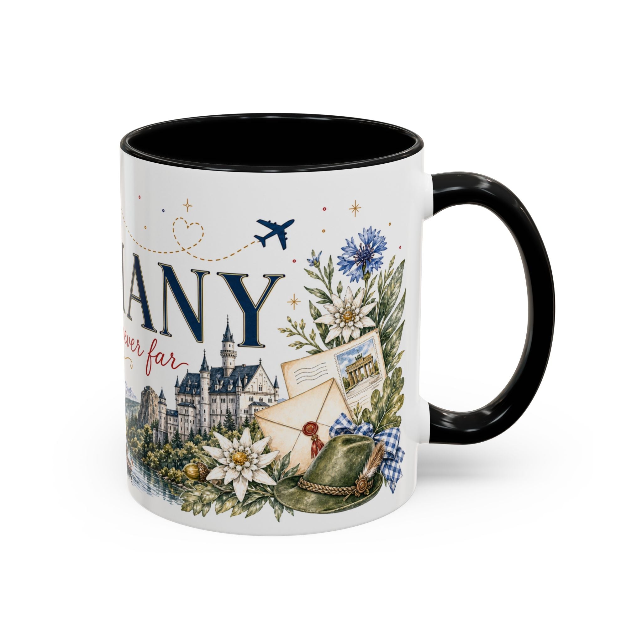 Germany Home Country Mug | Moving Away Gift | Long Distance Friendship | 11 oz 15 oz Accent Mug