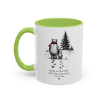 Any Man Can Be a Father Bear Dad Coffee Mug | Father's Day Gift | Accent Color Ceramic 11oz 15oz