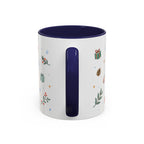 Rocky Mountain National Park Christmas Mug | Watercolor Travel Souvenir | Holiday Gift | Accent Ceramic Coffee Cup 11oz 15oz