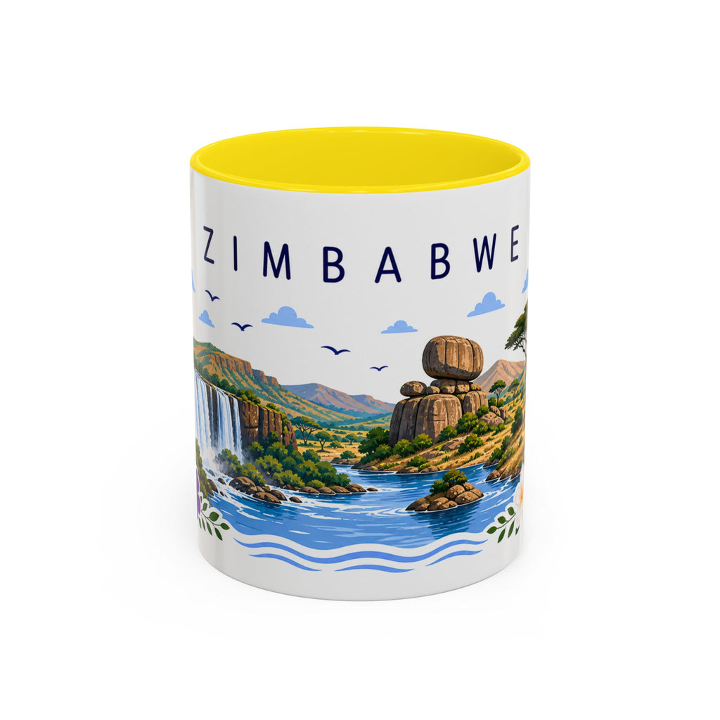 Zimbabwe Coffee Mug | Travel Souvenir Accent Mug | Place Gift Ceramic Cup 11oz 15oz