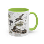 New River Gorge National Park Coffee Mug | West Virginia River Canyon Climbing Gift | Accent Color Ceramic 11oz 15oz