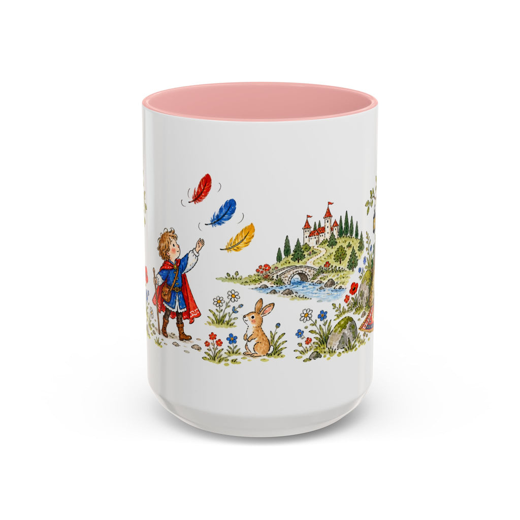 The Three Feathers Mug | Storybook Fairy Tale Accent Coffee Mug | EveryLegend