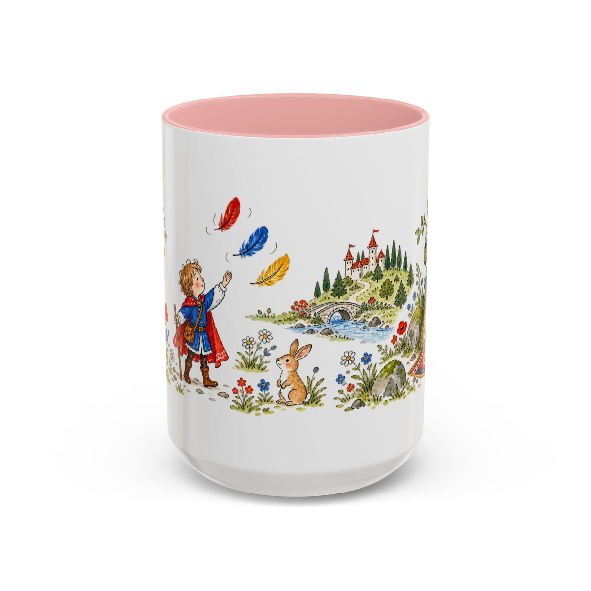 The Three Feathers Mug | Storybook Fairy Tale Accent Coffee Mug | EveryLegend