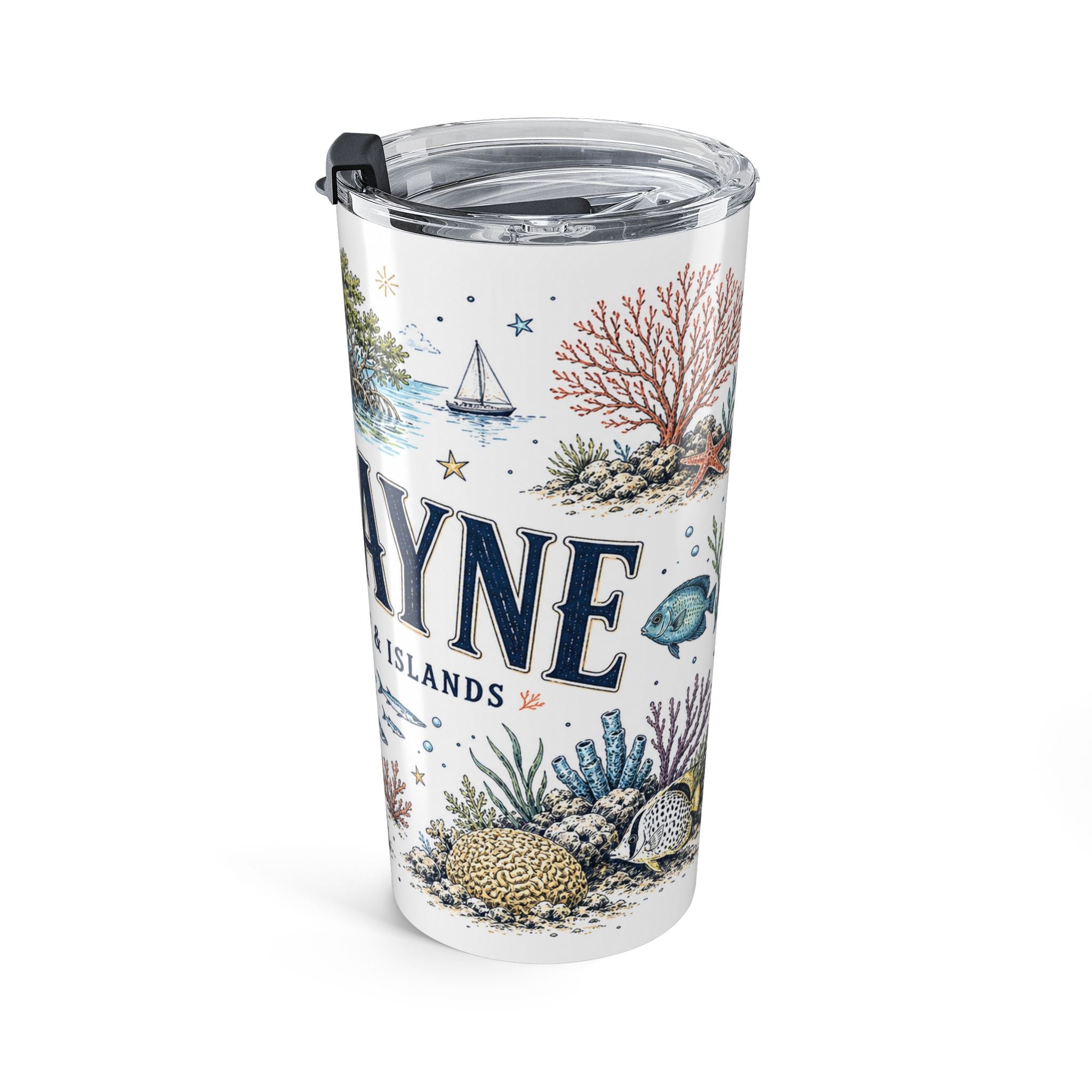 Biscayne National Park 20oz Tumbler | Florida Coral Reef Marine Gift | Insulated Stainless Steel Travel Cup