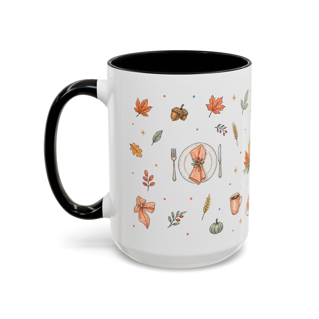 Thanksgiving Host Mug | Cozy Watercolor Gathering Gift | Autumn Accent Cup 11oz 15oz