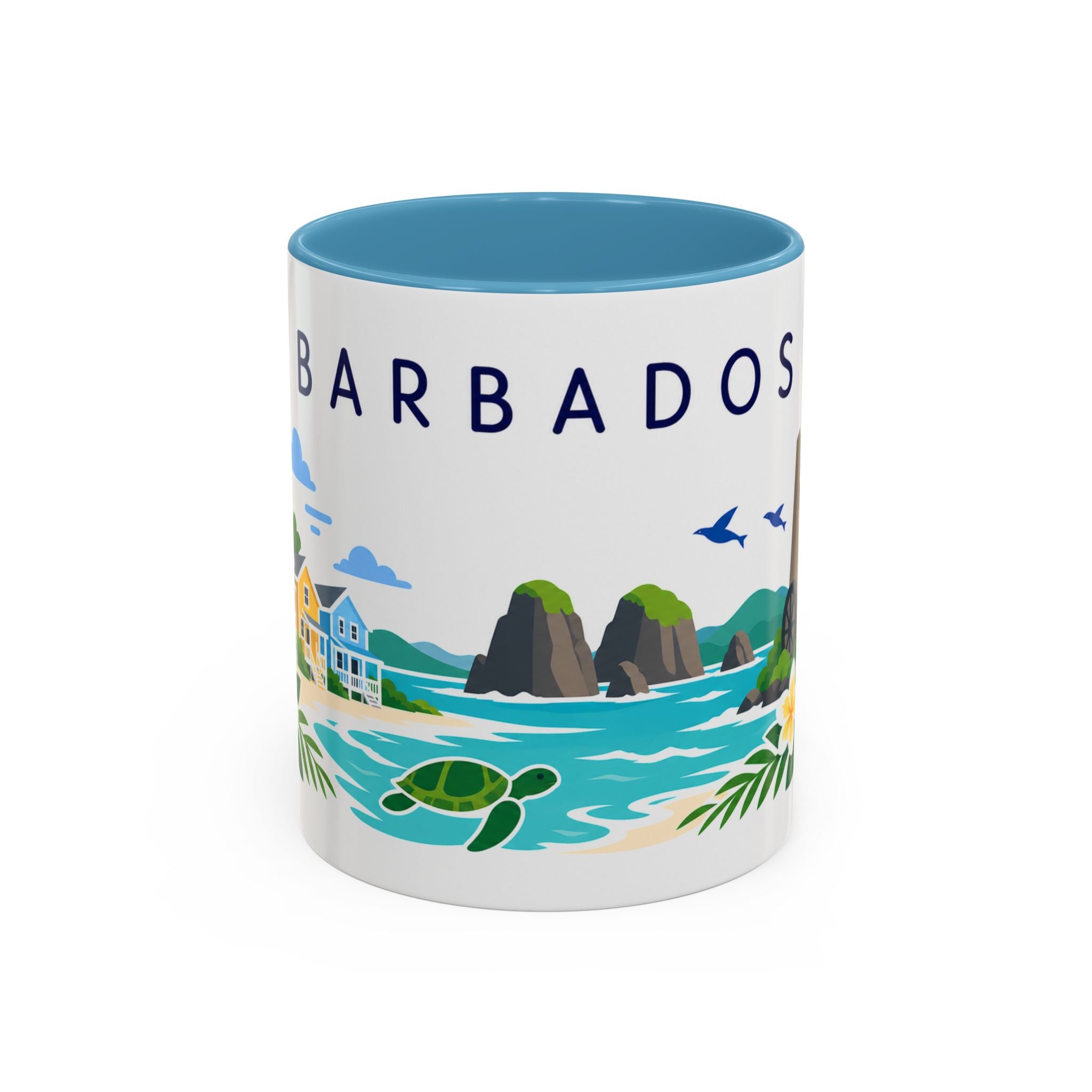 Barbados Coffee Mug | Travel Souvenir Accent Mug | Country Gift Ceramic Cup 11oz 15oz