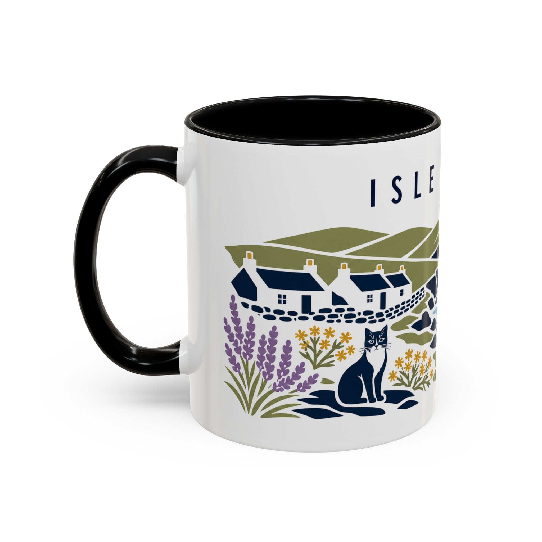 Isle of Man Coffee Mug | Travel Souvenir Accent Mug | Country Gift Ceramic Cup 11oz 15oz