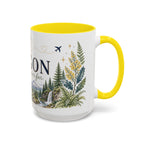 Oregon State Mug | Moving Away, Long Distance Friendship Gift | 11oz 15oz Accent Mug