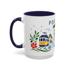Portugal Coffee Mug | Travel Souvenir Accent Mug | Country Gift Ceramic Cup 11oz 15oz