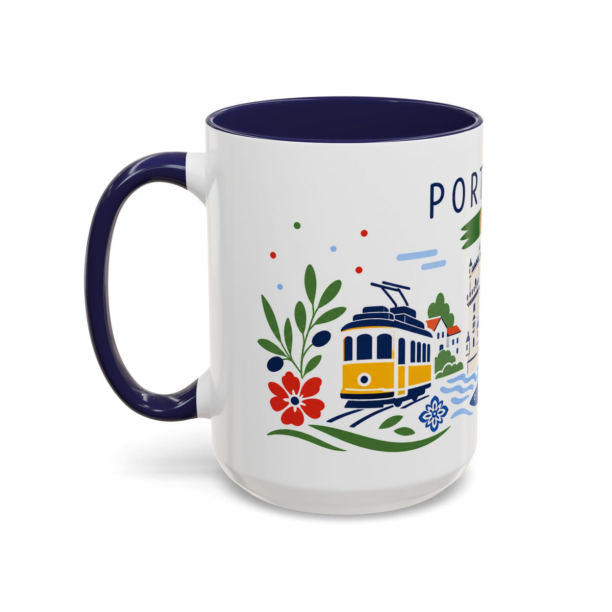 Portugal Coffee Mug | Travel Souvenir Accent Mug | Country Gift Ceramic Cup 11oz 15oz